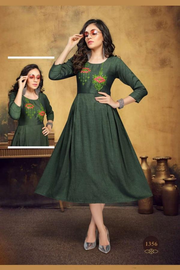 Starlink Rayon Designer Flair Kurti 